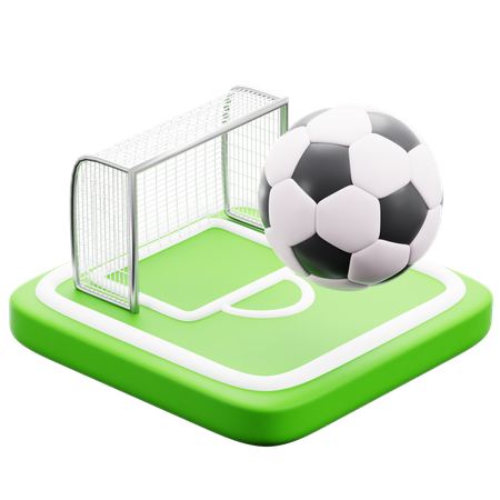 サッカー  3D Icon