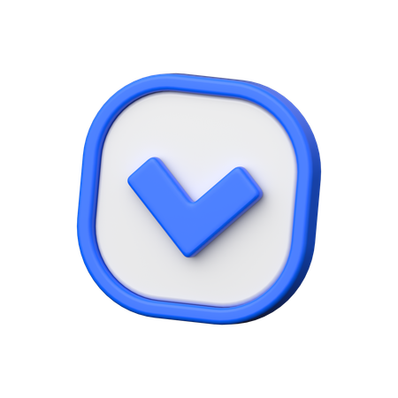 쉐브론 다운  3D Icon