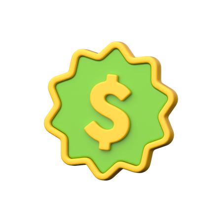 온라인 쇼핑에 대한 현금 보너스.  3D Icon