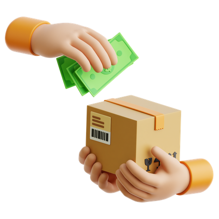 대금 상환  3D Icon
