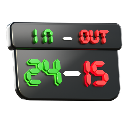 サッカー審判員交代委員会  3D Icon