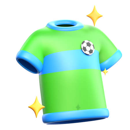 サッカージャージ  3D Icon