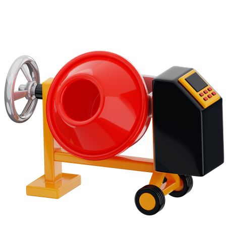 コンクリートミキサー  3D Icon