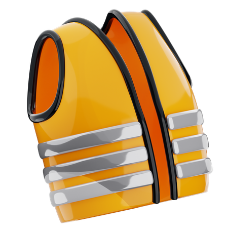 안전 조끼  3D Icon