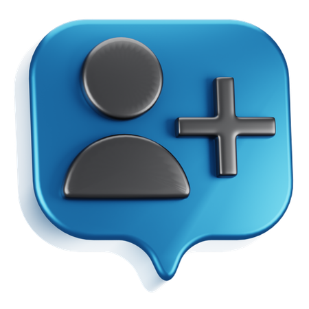 友達リクエスト  3D Icon