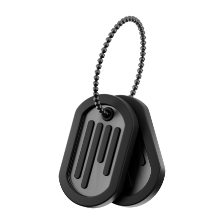 兵士のタグ  3D Icon