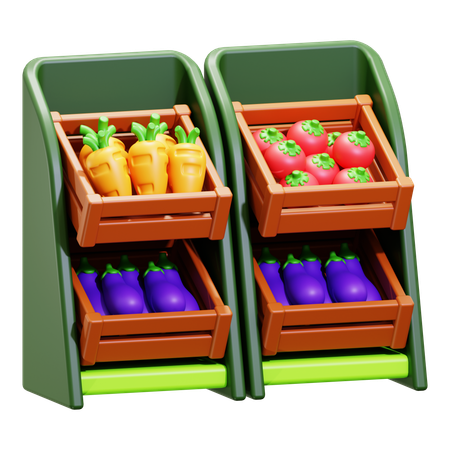 채소  3D Icon