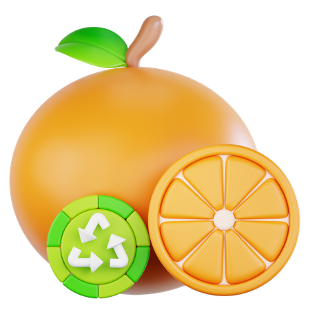 有機廃棄物のリサイクル  3D Icon