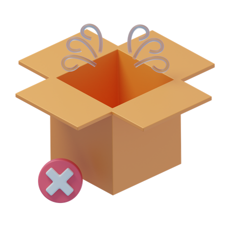 빈 상자 여기에 항목이 없습니다  3D Icon