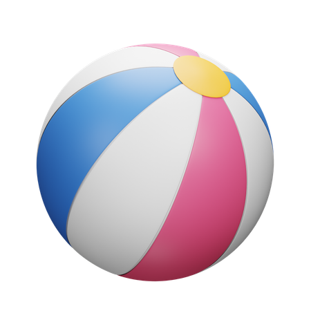子どものためのビーチボールの夏の楽しみ  3D Icon
