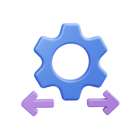 설정  3D Icon