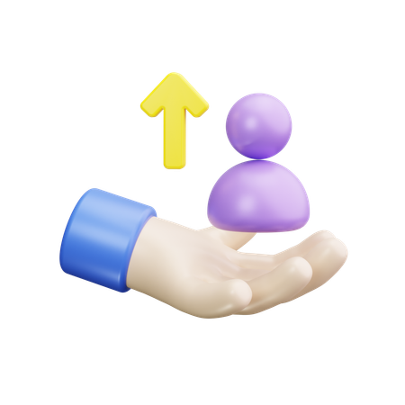 사용자 참여  3D Icon