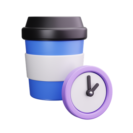 휴식 시간  3D Icon