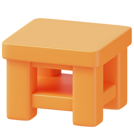 ミニテーブル  3D Icon