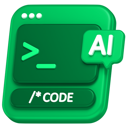 コードがある  3D Icon