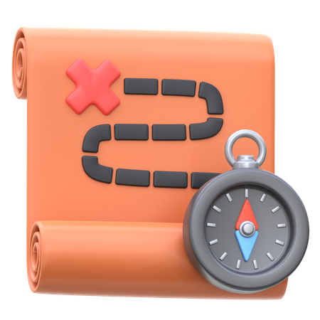 모험  3D 아이콘