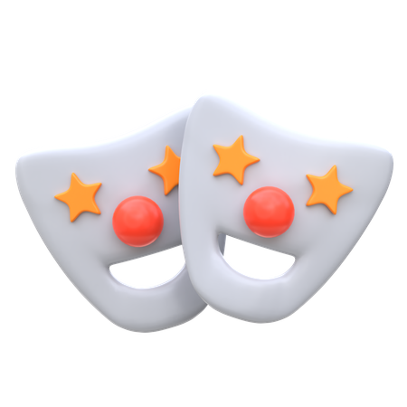 코메디  3D 아이콘