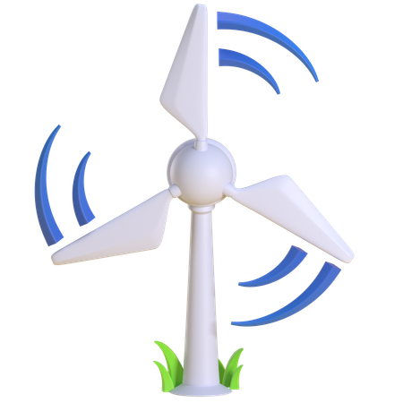 풍차 터빈  3D Icon