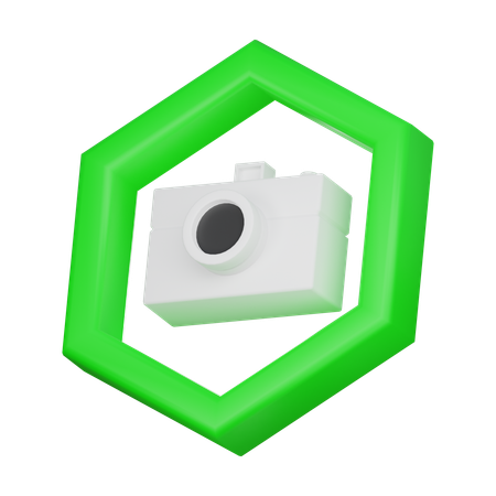 디지털 카메라  3D Icon