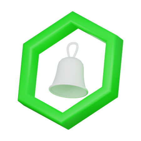 알림벨  3D Icon