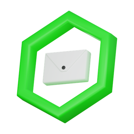 우편  3D Icon
