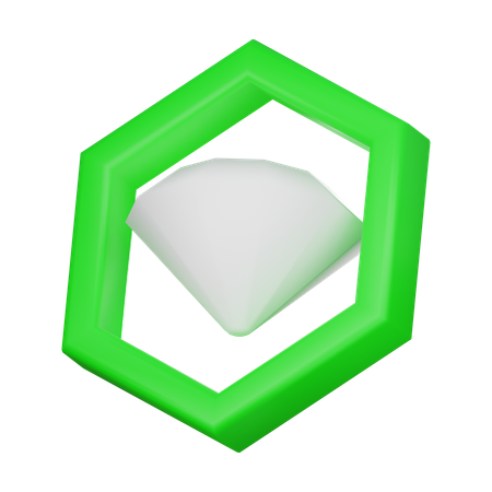 다이아몬드  3D Icon