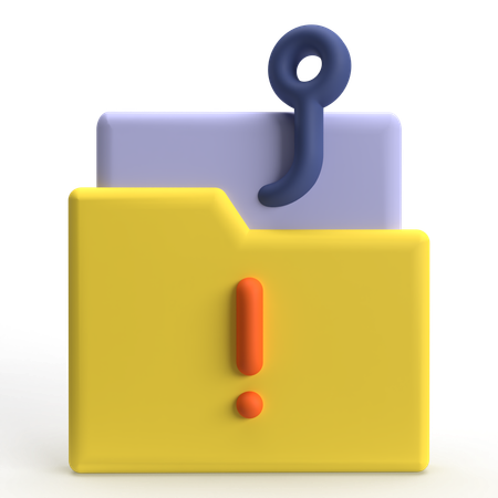 폴더 피싱  3D Icon