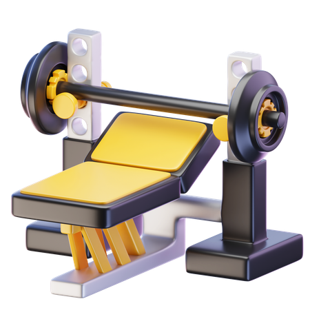 ベンチプレス  3D Icon