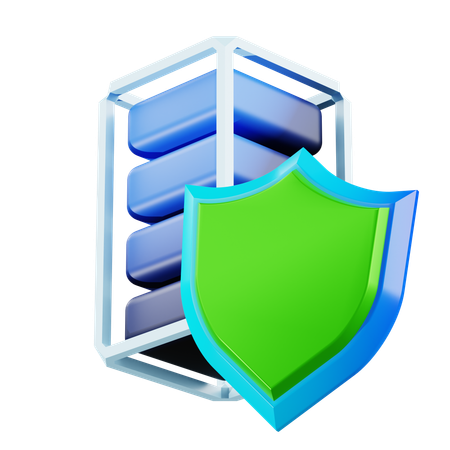 サーバーセキュリティ  3D Icon