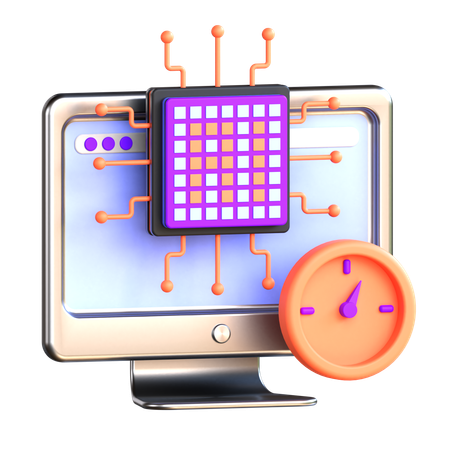 제한된 메모리 기계  3D Icon