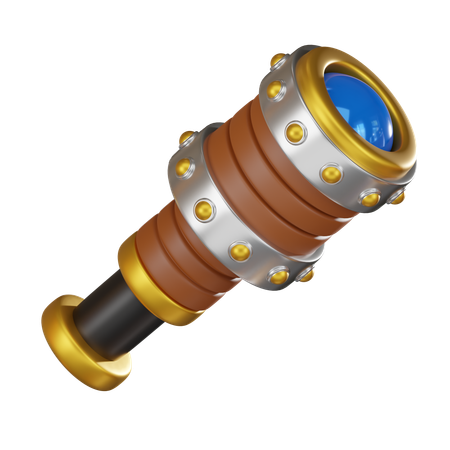 望遠鏡  3D Icon
