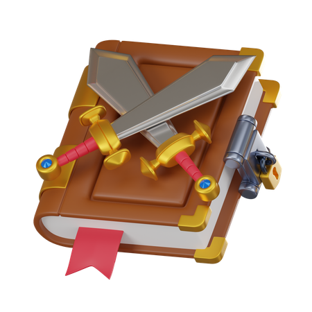 本  3D Icon
