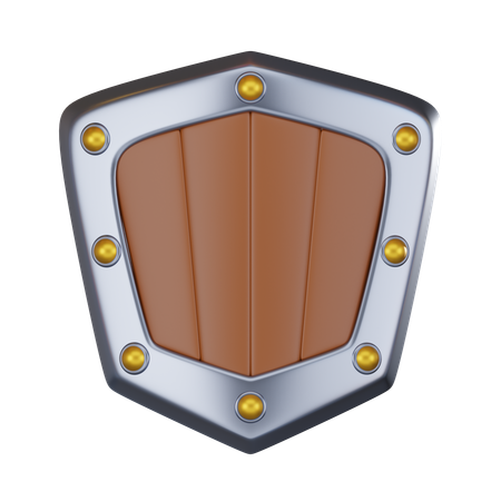 シールド  3D Icon