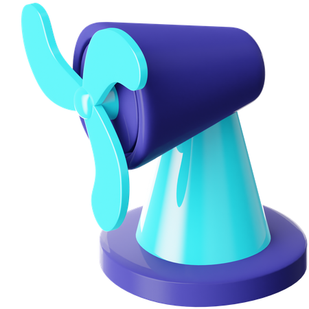 선풍기  3D Icon