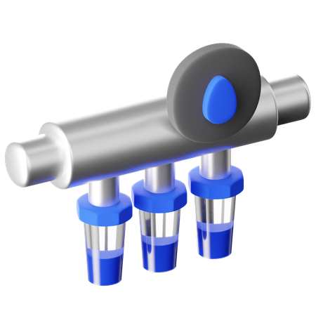 정수 필터  3D Icon