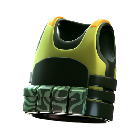 조끼  3D Icon