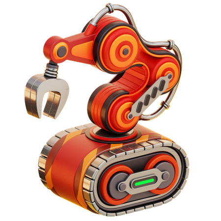 로봇 팔  3D Icon
