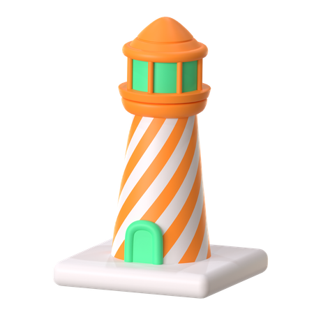 등대  3D Icon