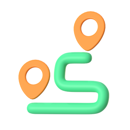 노선  3D Icon