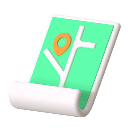 지도  3D Icon
