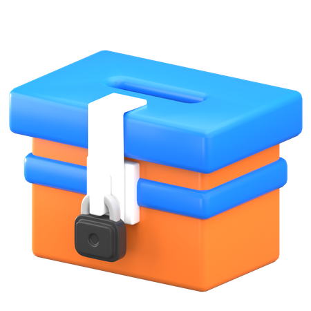 投票箱  3D Icon