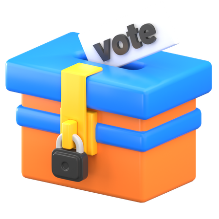 選挙 3D Icon