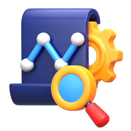 定量分析  3D Icon
