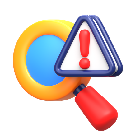 リスクの特定  3D Icon
