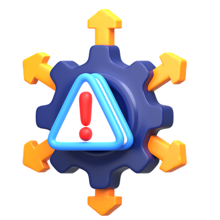 外部リスク  3D Icon