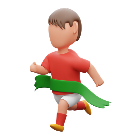 少年スポーツランニング  3D Icon