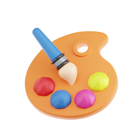 パレットの色  3D Icon