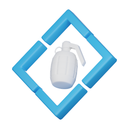 폭탄  3D Icon