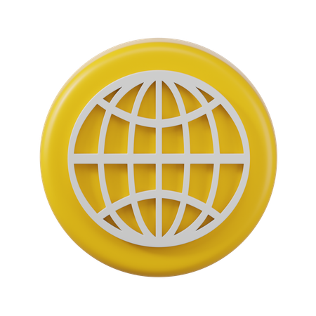 インターネット  3D Icon