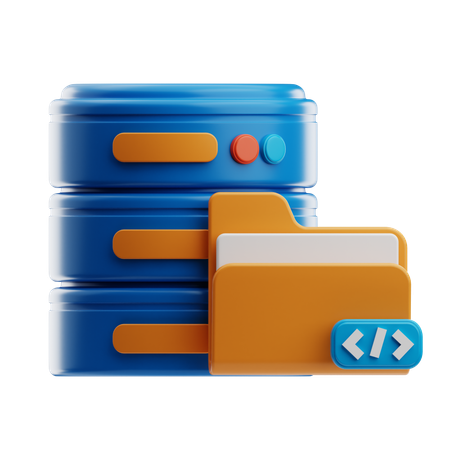 데이터 베이스  3D Icon